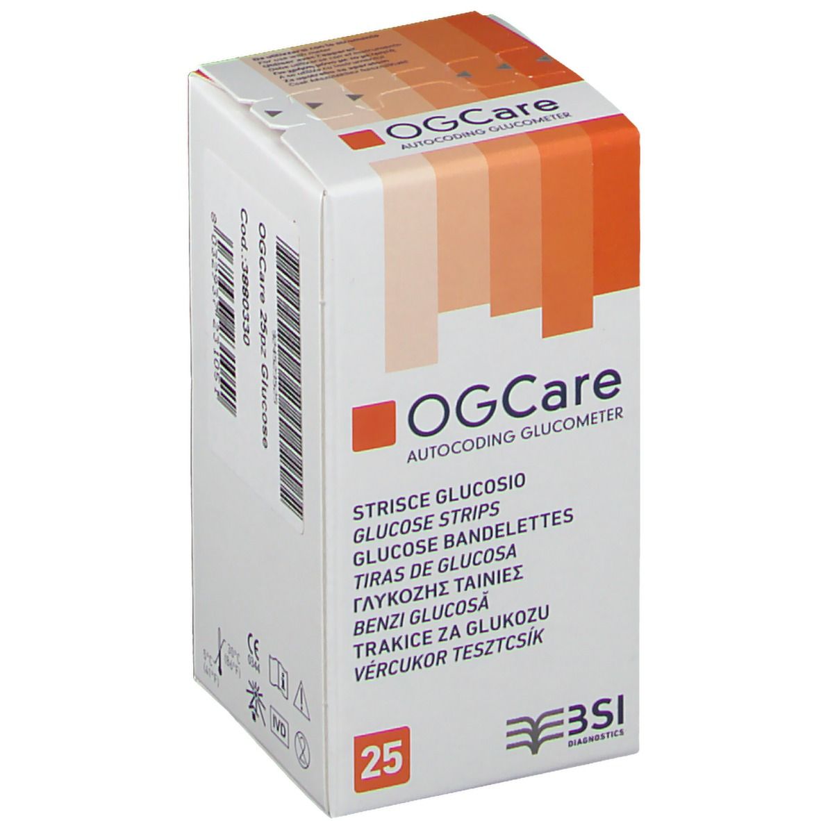 og care glucometer strips