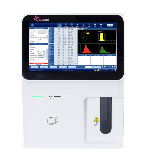 SK9800, SINOTHINKER, 5PART HEMATOLOGY ANALYZER SKROOLL.MED